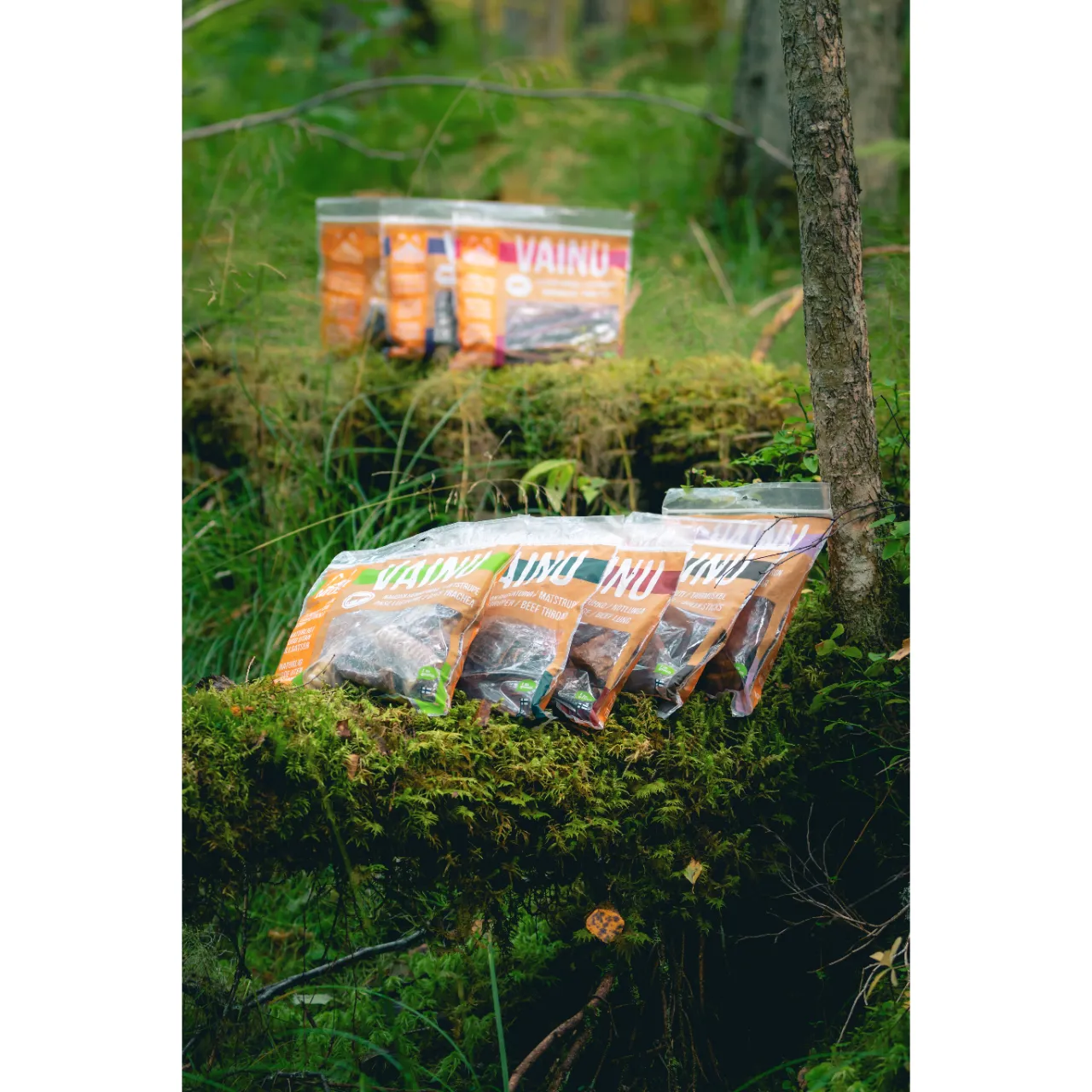 MUSH VAINU Hundesnack Kyllingehalse 220 g - naturlige tyggeben til hunde